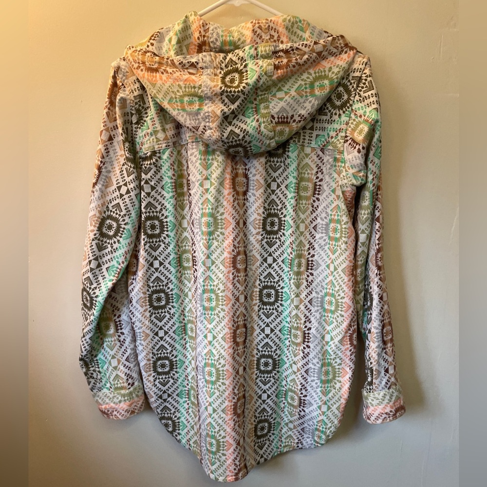 Kavu Multicolor Patterned Jacket Size Medium - image 8